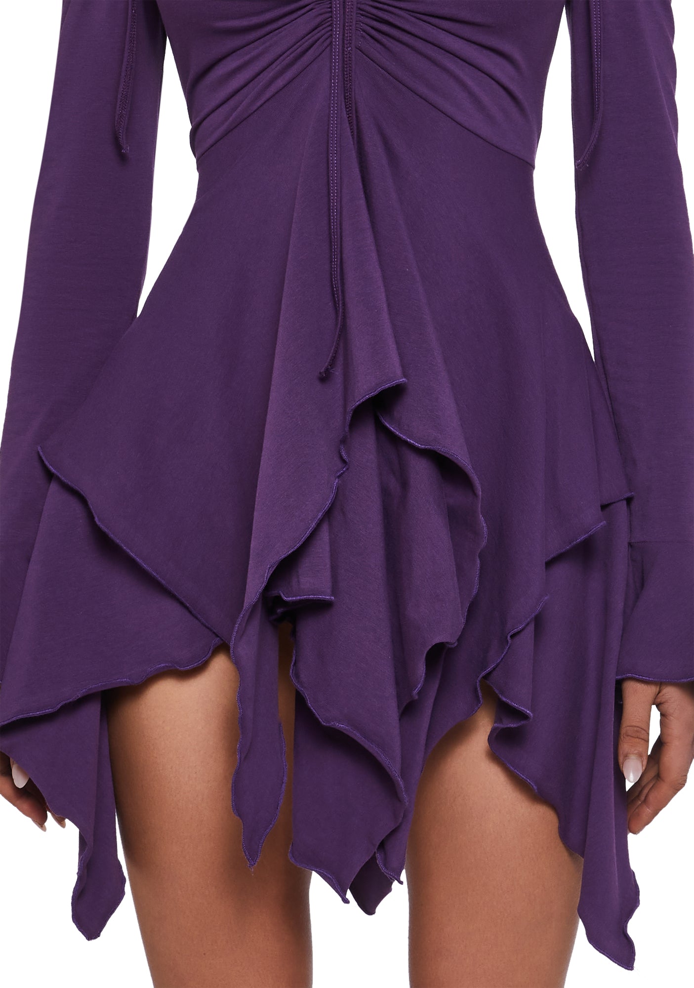 F is For Fairies Handkerchief Dress Violet