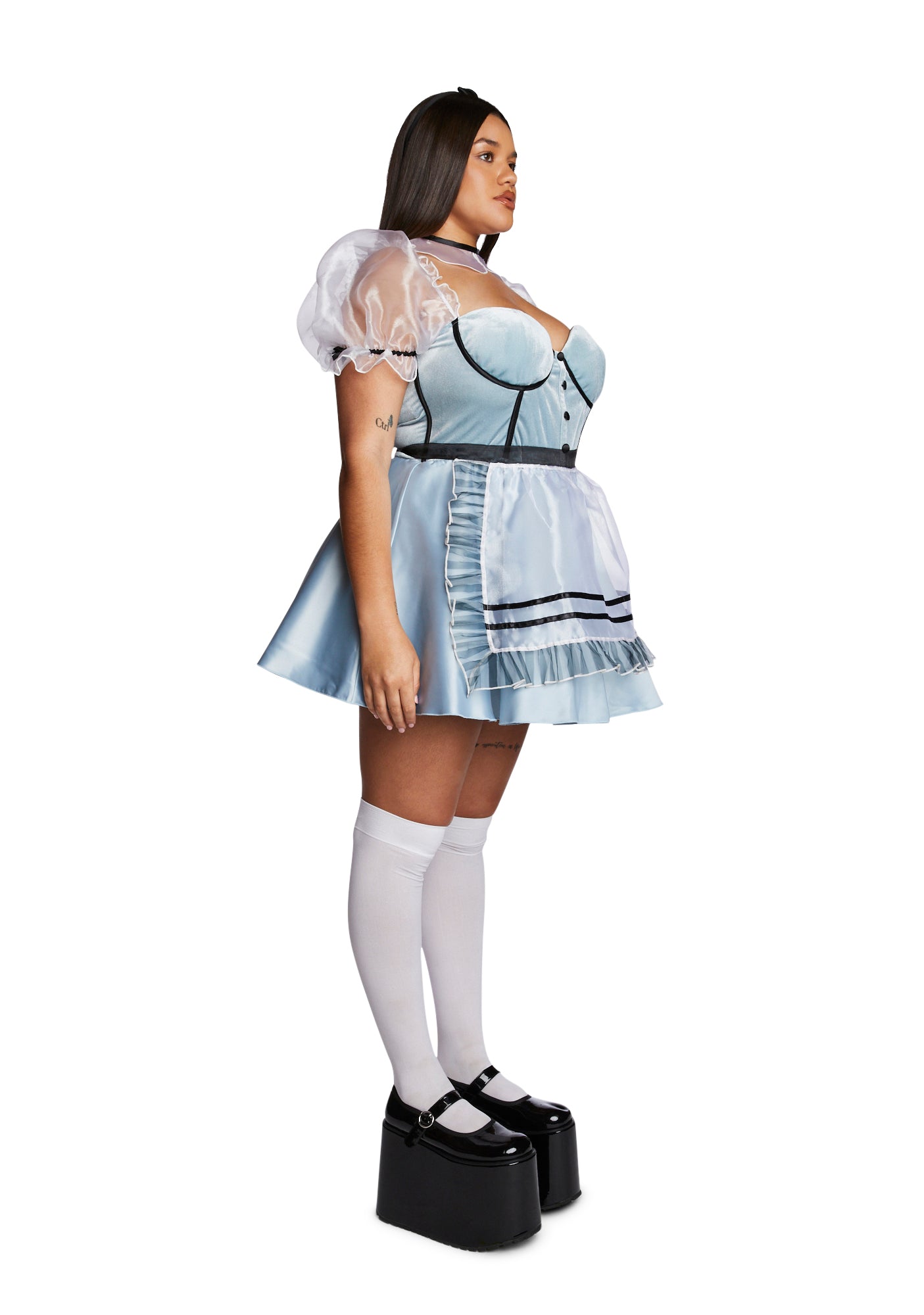 Plus Size Alice in Wonderland Girl Costume Set Dolls Kill