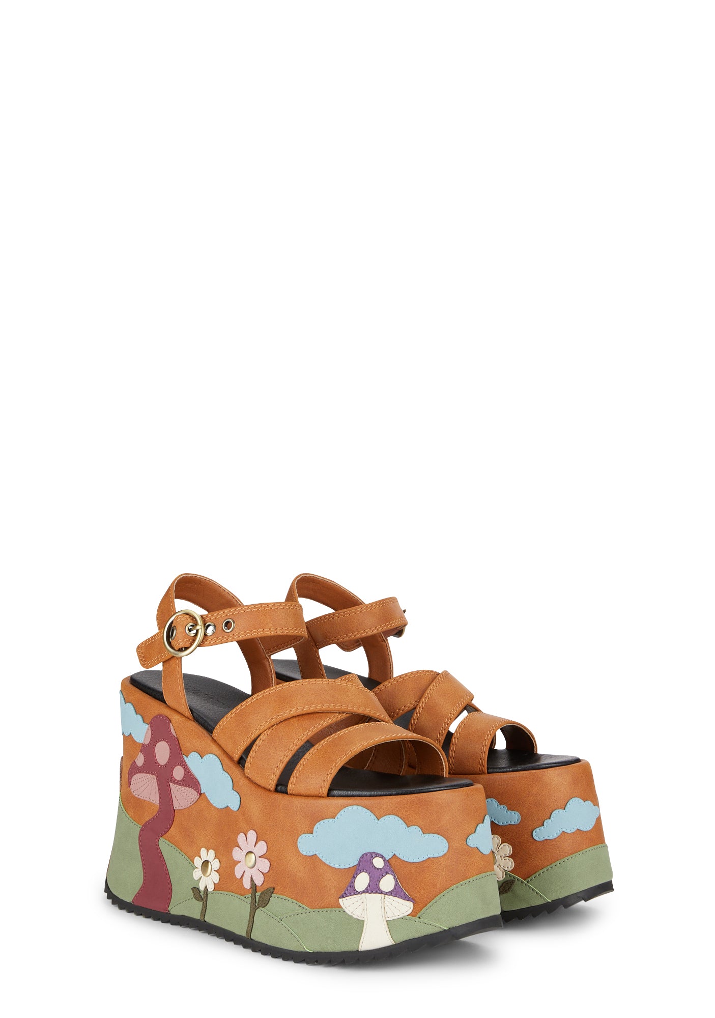 Hippie platform sandals clearance