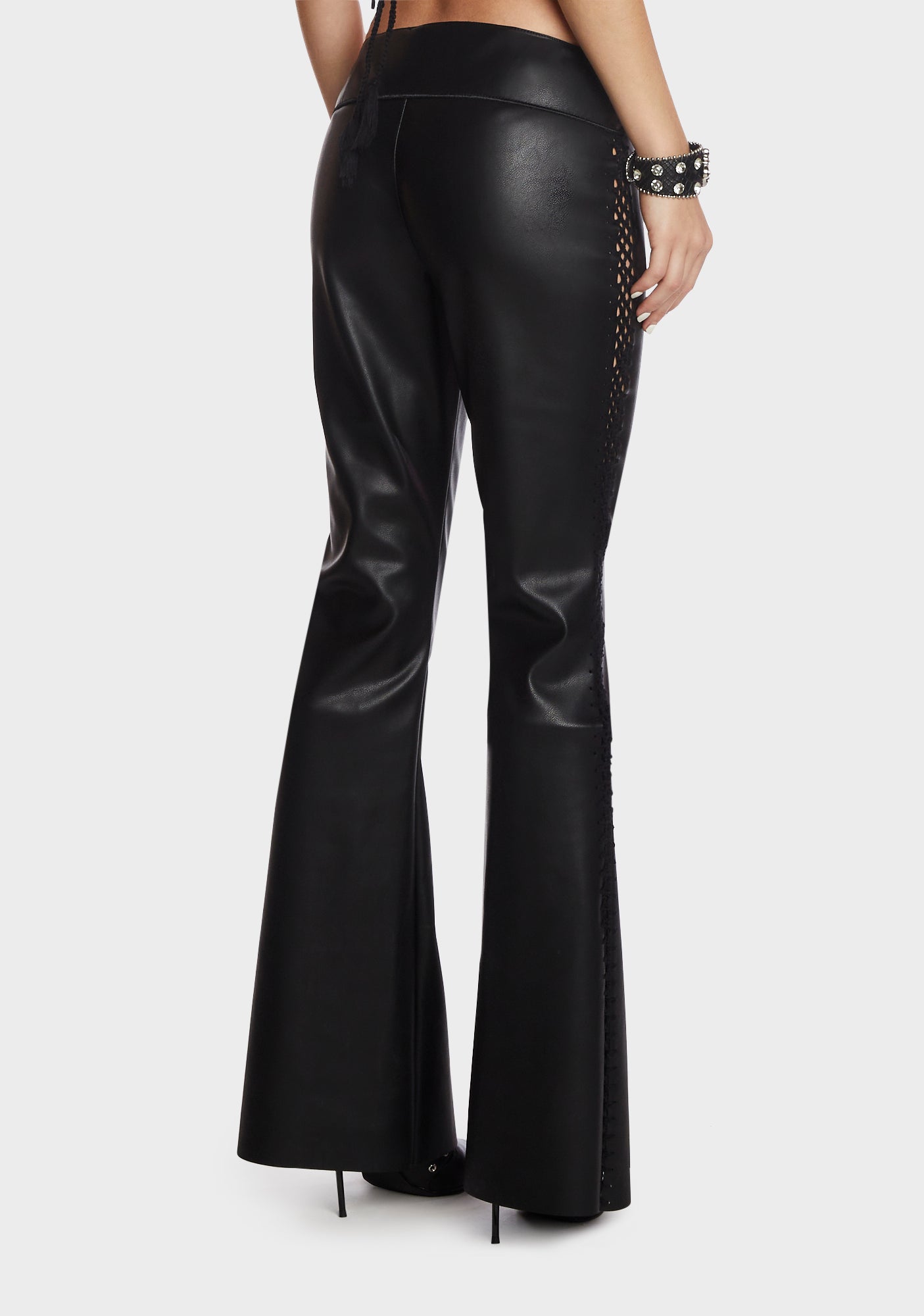 Gena Lace-Up Flares