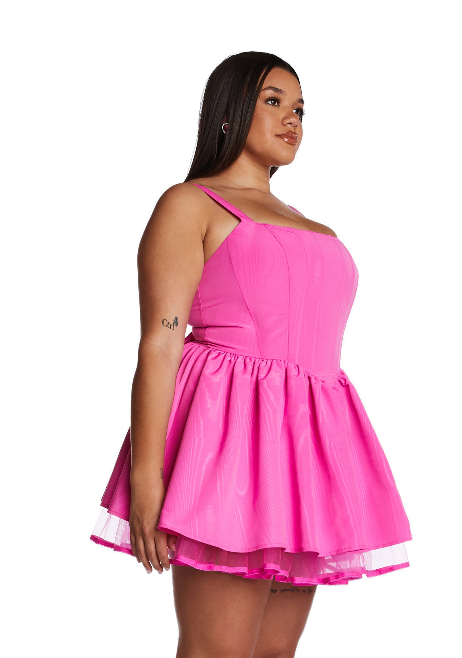 three|dark pink