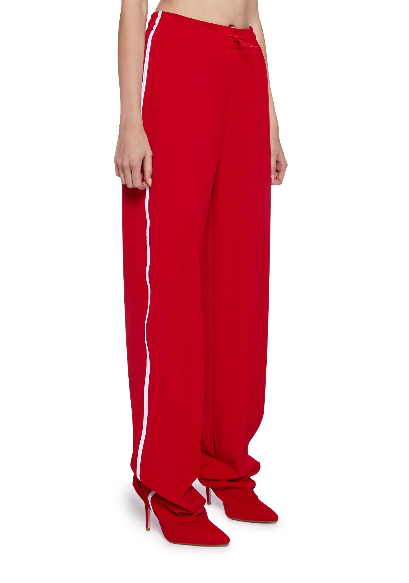 May May Track Pant Boots Red