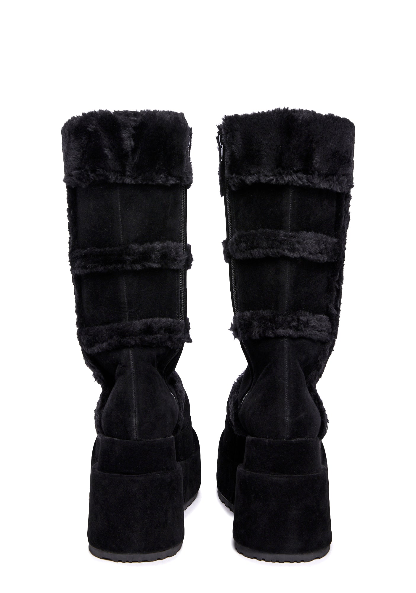 Fuzzy platform boots store
