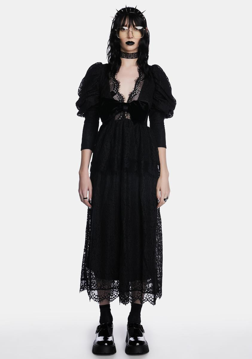 chinese dress ladies Lyra Lace Midi Dress