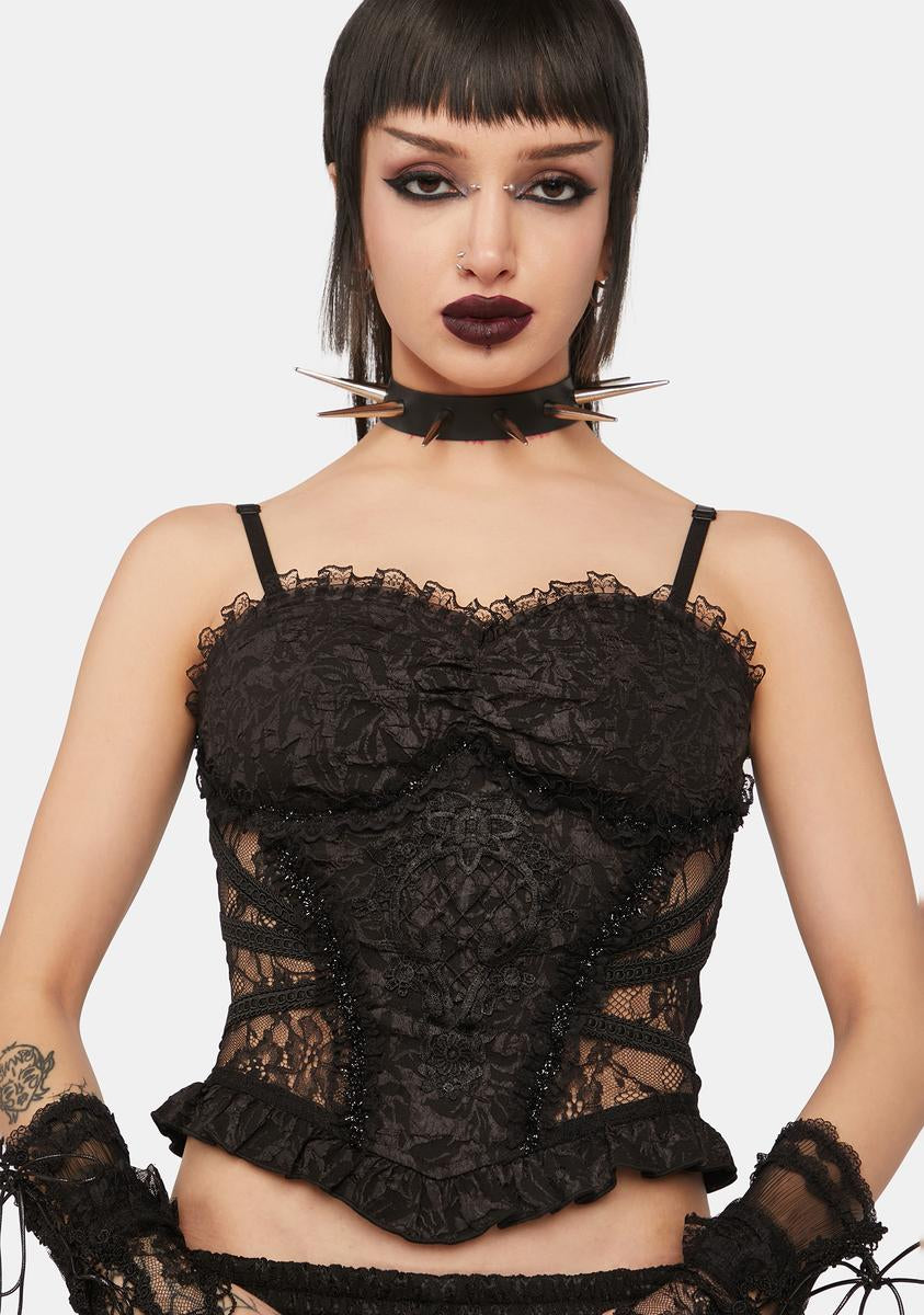 Lace Corset Top Dark In Love,Specials : American Fashion Style Bags On Sale Lace Corset Top Dark In Love,Specials : American Fashion Style Bags On Sale