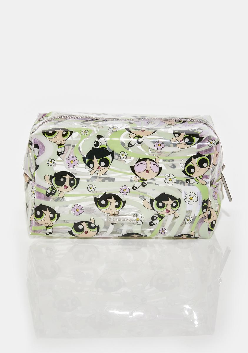 Skinnydip Powerpuff Buttercup Clear Makeup Bag - Green – Dolls Kill