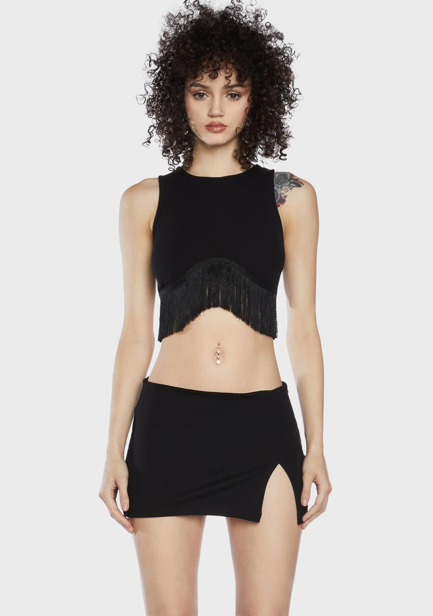 Never Doubt Me Cropped Tank,New Products : American Fashion Style Bags On Sale