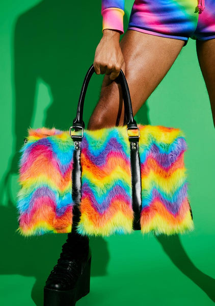 Fuzzy weekender 2025 bag