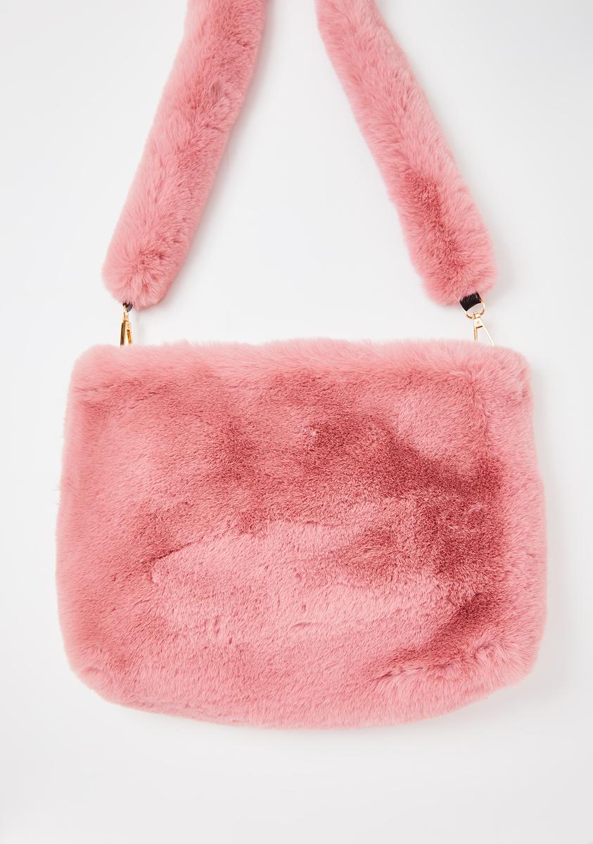 Baby Pink Monster Fur Bag  Pastel Goth Bags & Accessories Australia