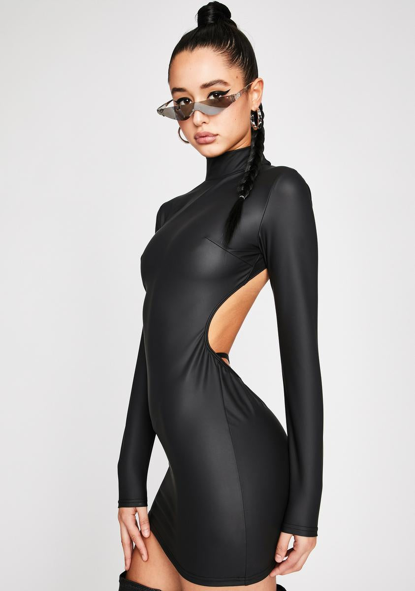 Poster Grl Backless Bodycon Dress & Thong Set Dolls Kill Poster Grl Backless Bodycon Dress & Thong Set Dolls Kill