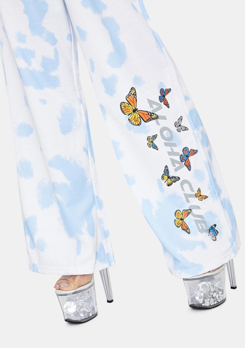 Aloha Butterfly Sweatpants ZEMETA,All Products : American Fashion Style Bags On Sale