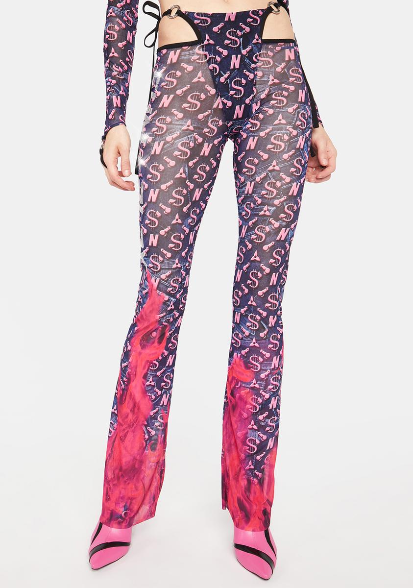 Flame Monogram Thong Pants Namilia,Specials : American Fashion Style Bags On Sale