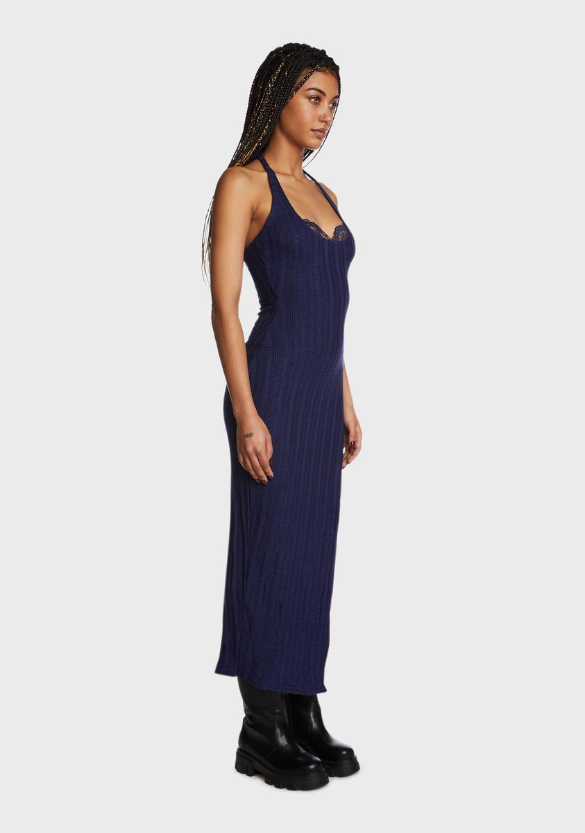blue velvet wiggle dress Baudelaire Wiggle Dress in Black M