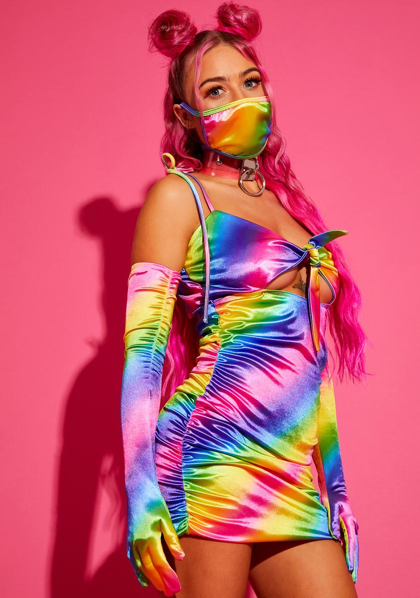 Dolls kill rainbow dress on sale