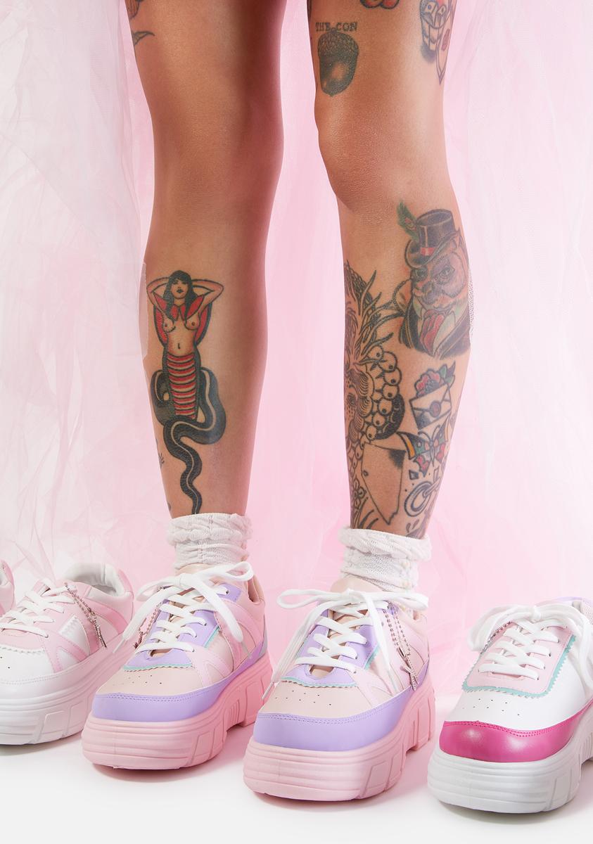 品多く Koi Kill Dolls – Sneakers Platform Aiya Pink Footwear ミニカー