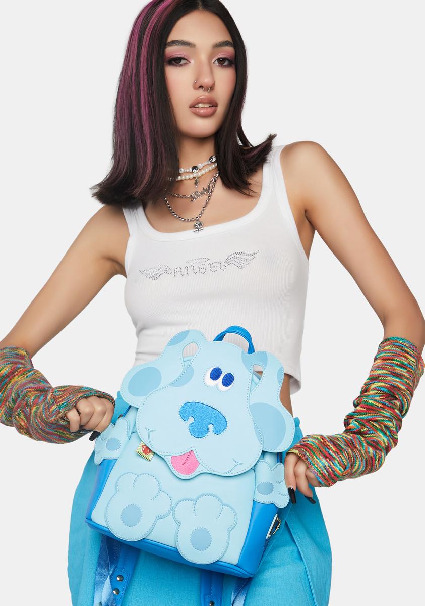 blues clues mini backpack Loungefly Blue's Clues Cosplay Vegan Leather Mini Backpack