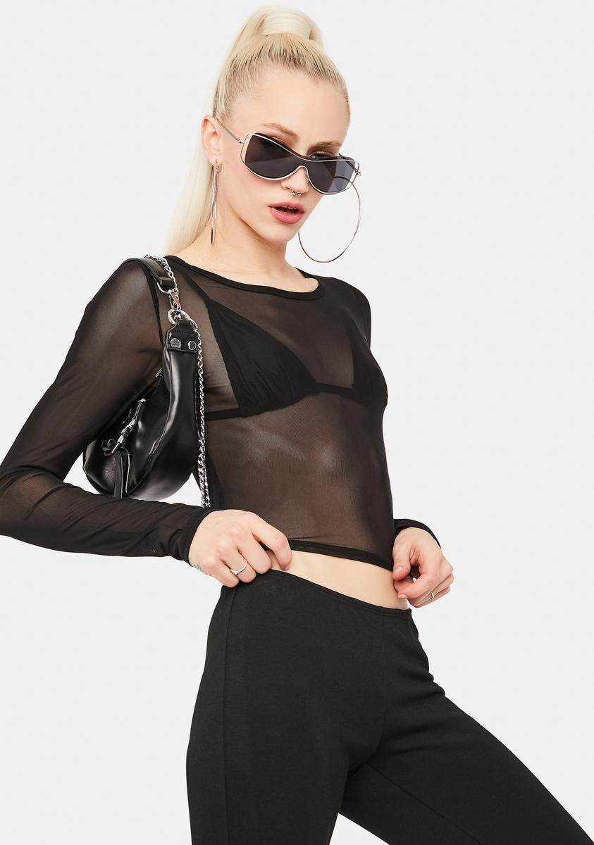 light before dark mesh top