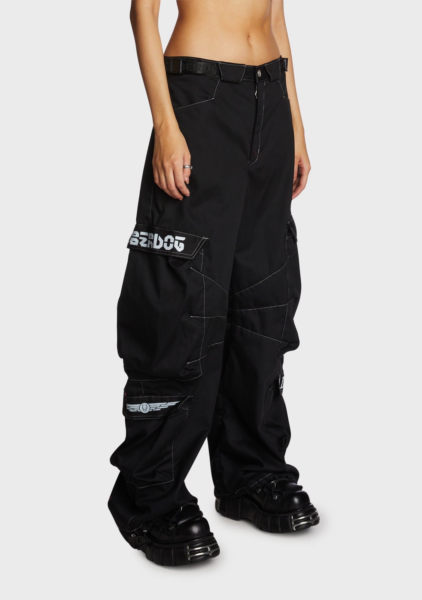 Protonella Cargo Pants - Black