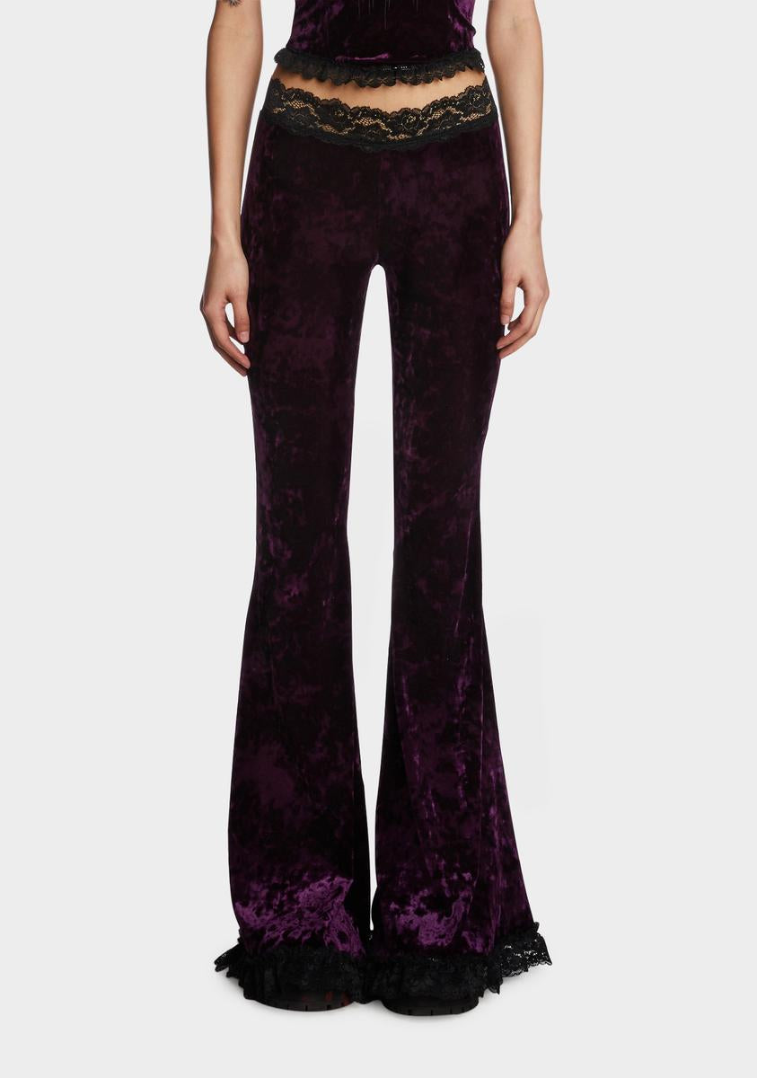 Traditional Alchemy Flared Leggings - Purple The Grave Girls,New Products : American Fashion Style Bags On Sale