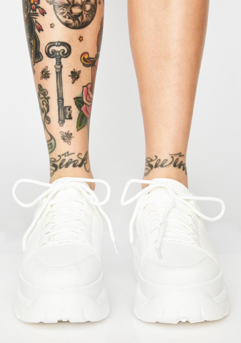 Dolls kill white platform sneakers discount