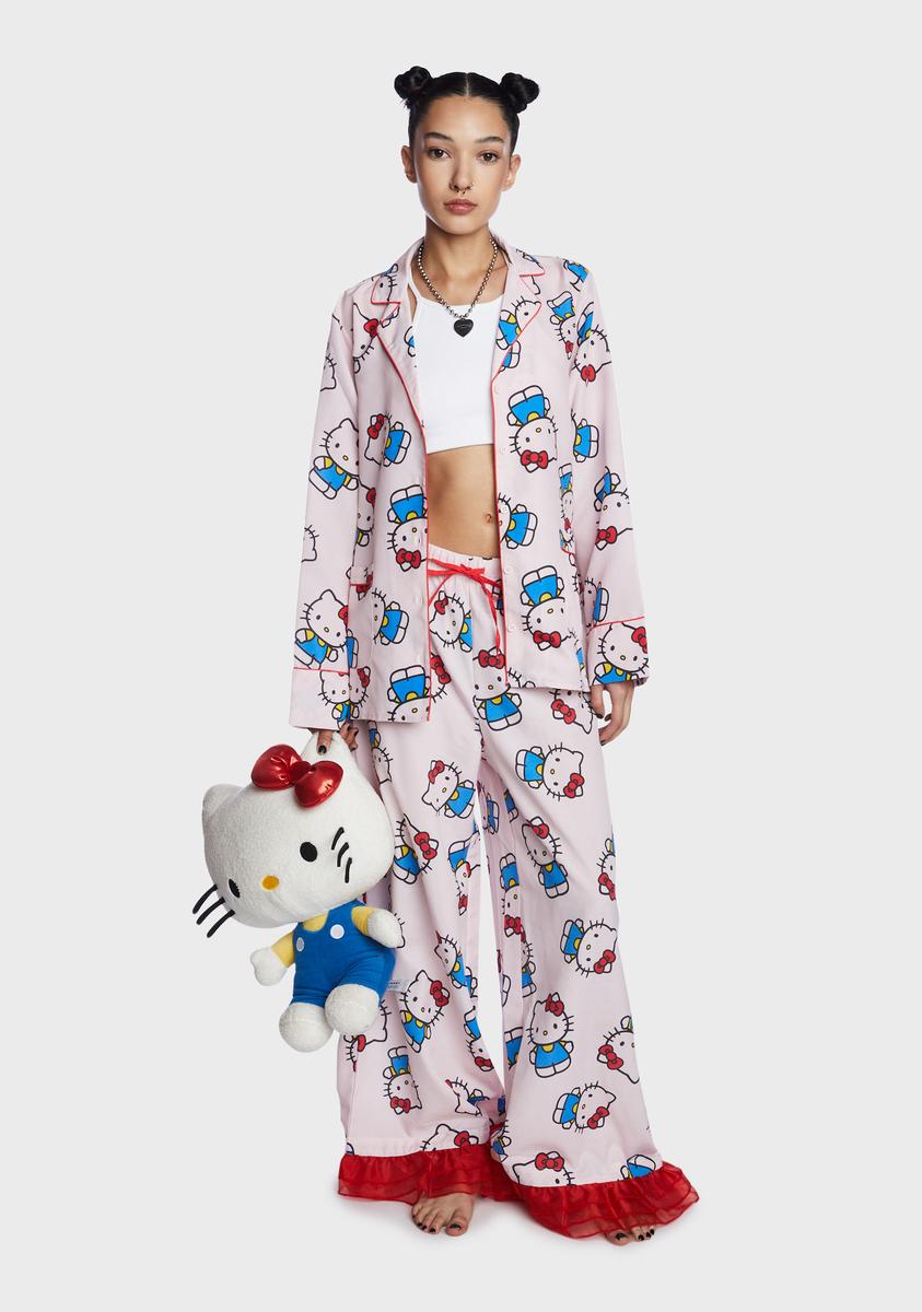 Hello Kitty Organza Trim Shirt And Trouser Set NGOrder,New Products : American Fashion Style Bags On Sale