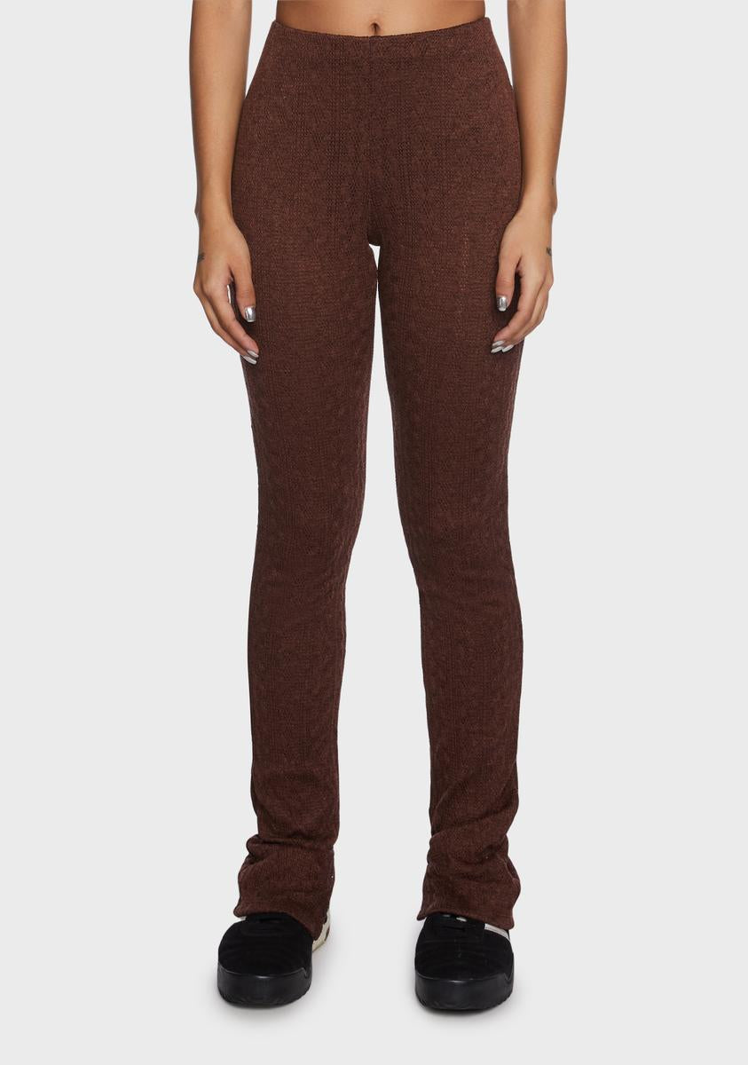 Cocoa Turning Pointe Knit Leggings,New Products : American Fashion Style Bags On Sale
