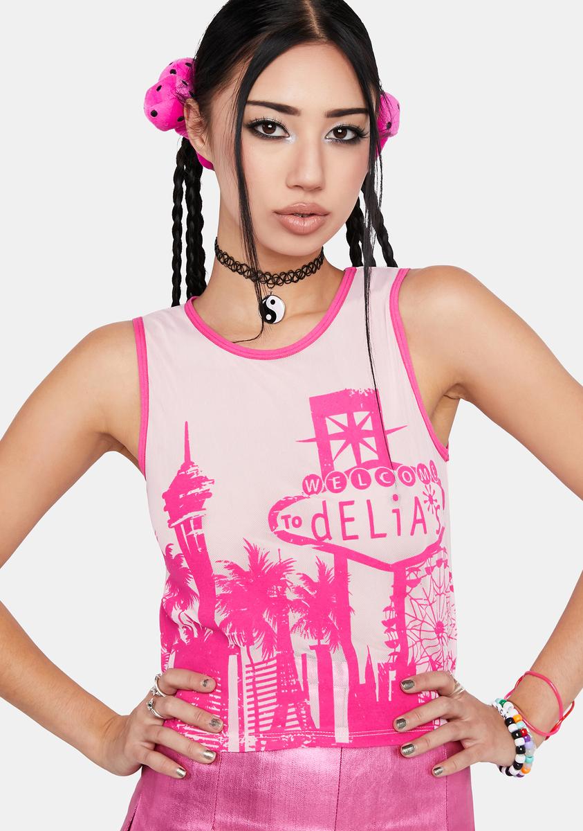 Beginner´s Luck Graphic Tank dELiA*s by Dolls Kill,All Products : American Fashion Style Bags On Sale