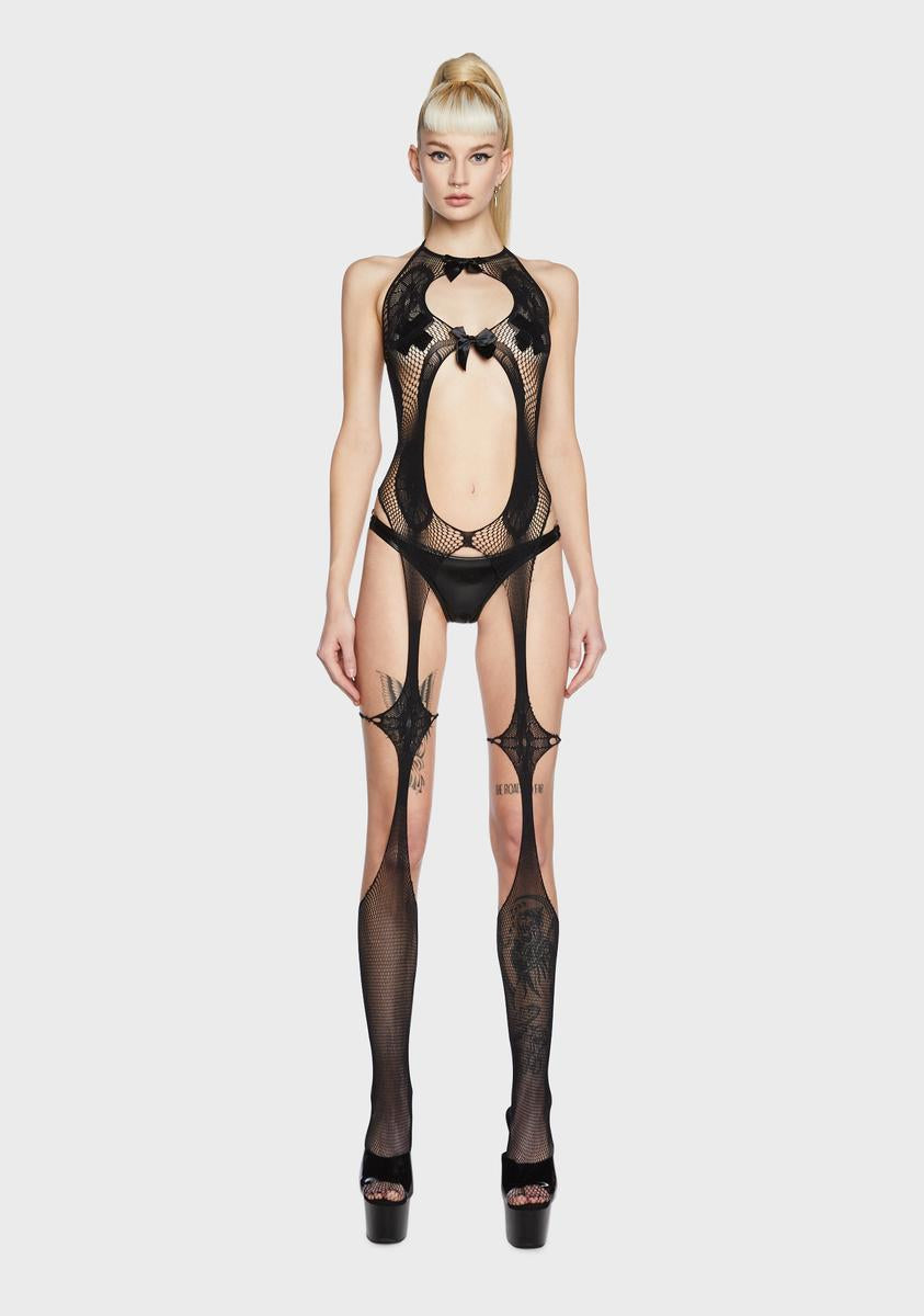 Wish It Were You Fishnet Bodystocking,New Products : American Fashion Style Bags On Sale