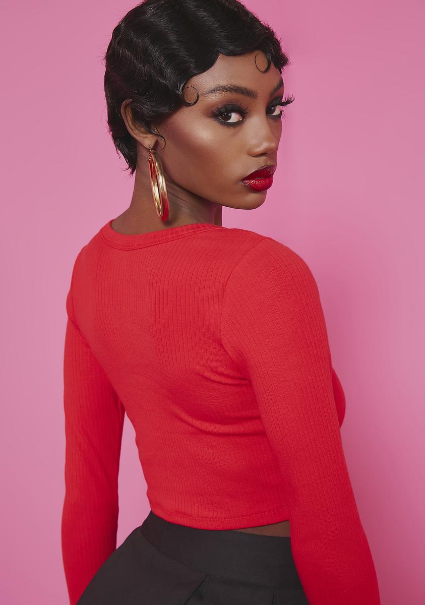 Dolls Kill x Betty Boop Graphic Knit Ribbed Cropped Cardigan