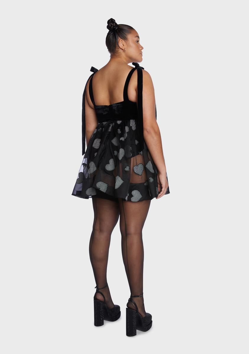 black vera wang dress For Love & Lemons Velvet Lace Flocked Dot Maxi Dress