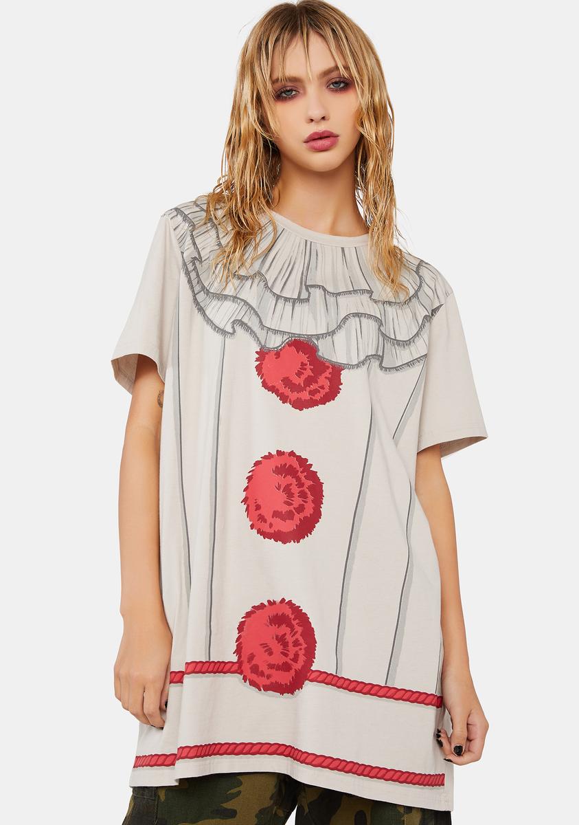 Killer Clown Oversized Tee Dolls Kill X WB Horror,New Products : American Fashion Style Bags On Sale