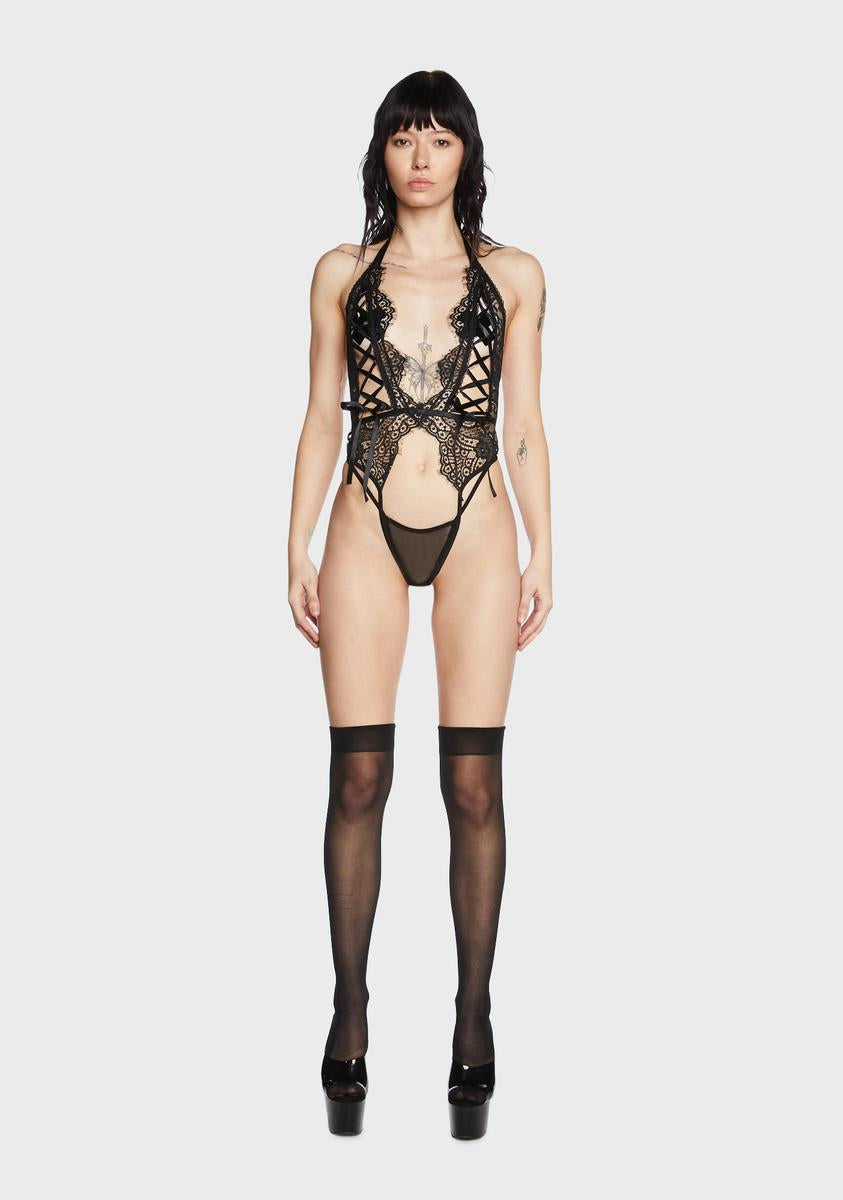 Femme Fatale Crotchless Teddy Roma,New Products : American Fashion Style Bags On Sale