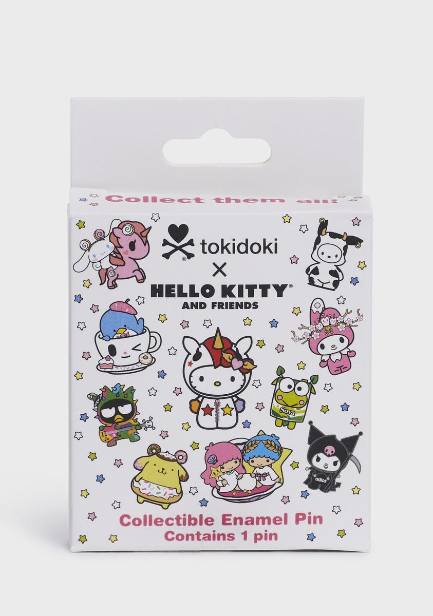 Tokidoki Pin Tokidoki Hello Kitty Enamel Pin Blind Box - Multi – Dolls Kill