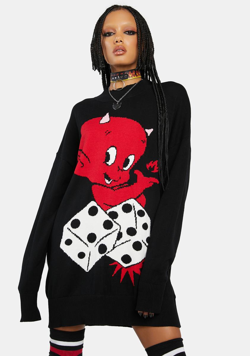 Unlucky Gamble Oversized Sweater Dolls Kill x Hot Stuff Casper,New Products : American Fashion Style Bags On Sale Unlucky Gamble Oversized Sweater Dolls Kill x Hot Stuff Casper,New Products : American Fashion Style Bags On Sale
