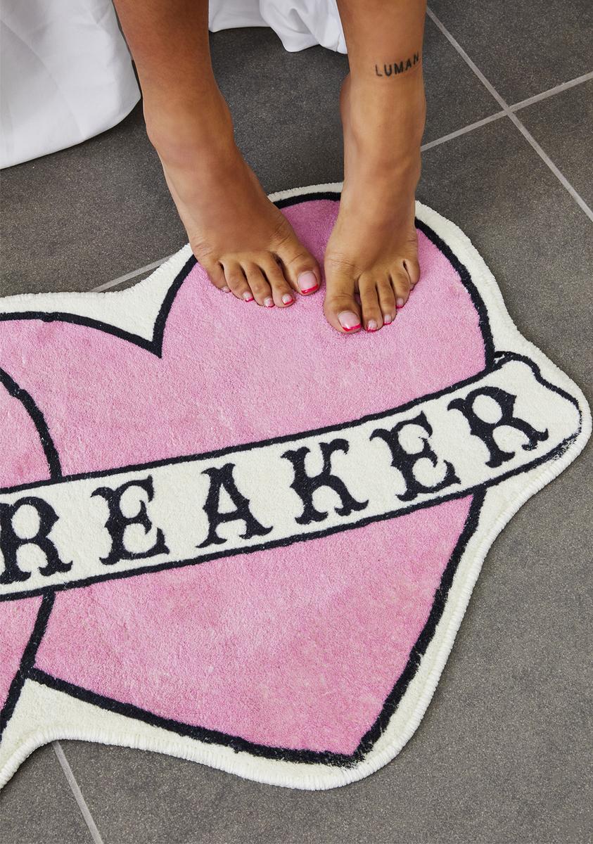 Dolls Home Heartbreaker Double Heart Rug - Pink – Dolls Kill