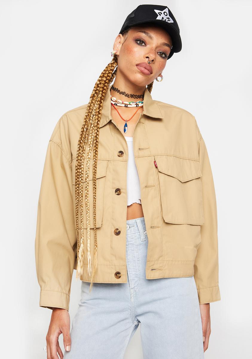 Levis Loose Utility Trucker Jacket – Dolls Kill