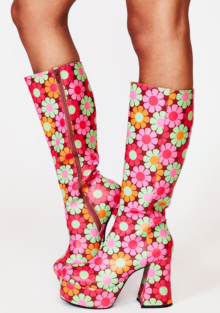 Groove With Me Knee High Boots