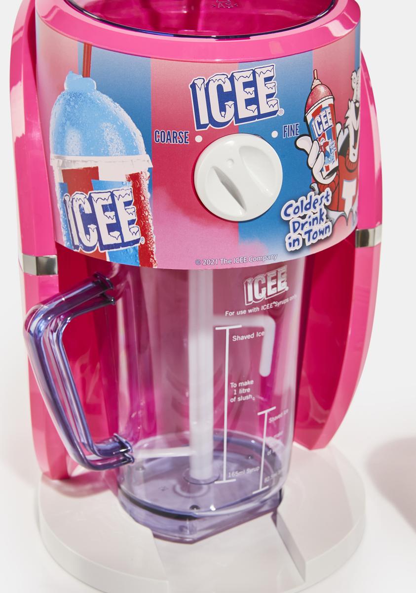 Icee Shaved Ice Machine With Cups And Syrup Pink Dolls Kill