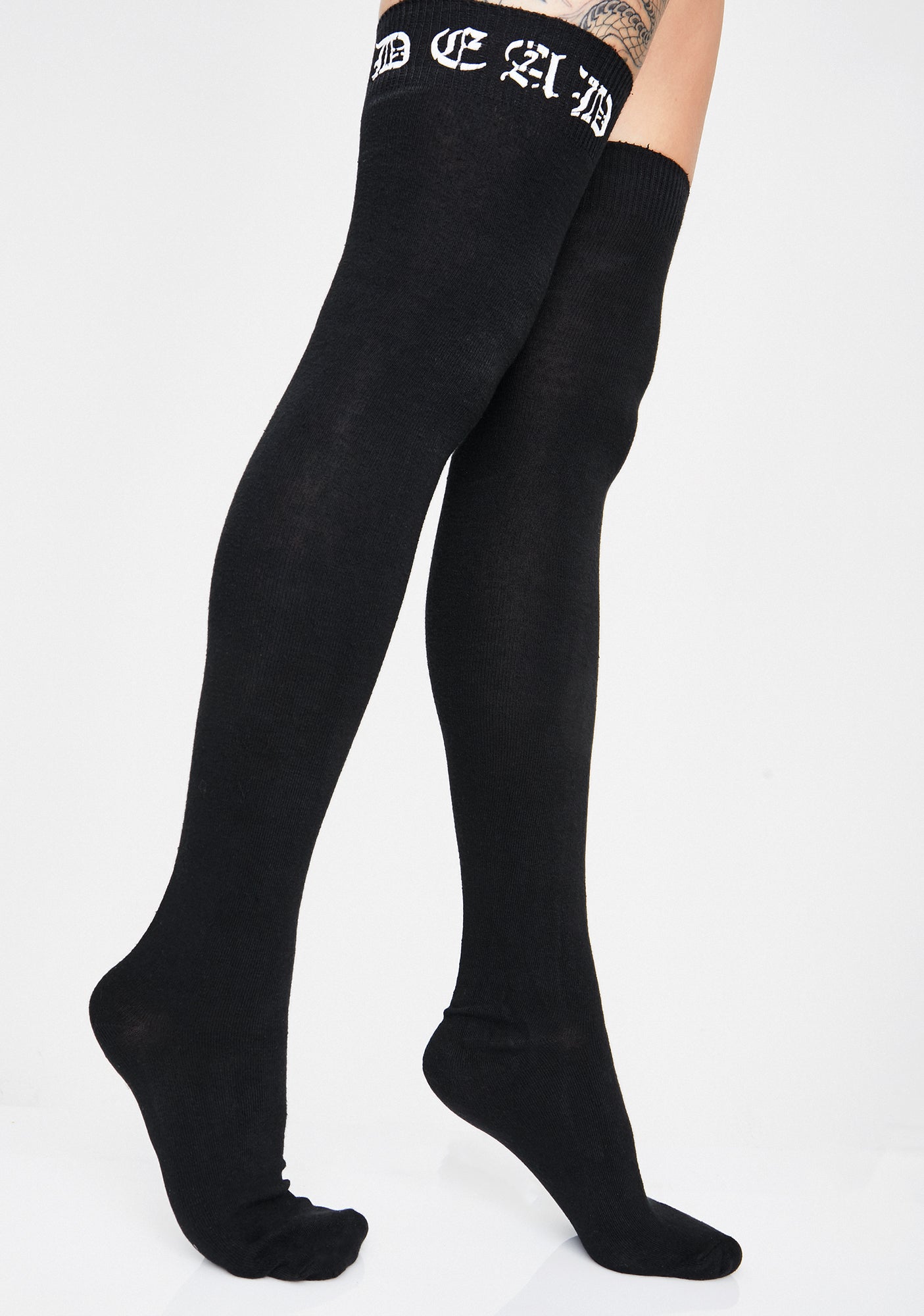Dead Over The Knee Socks – Dolls Kill