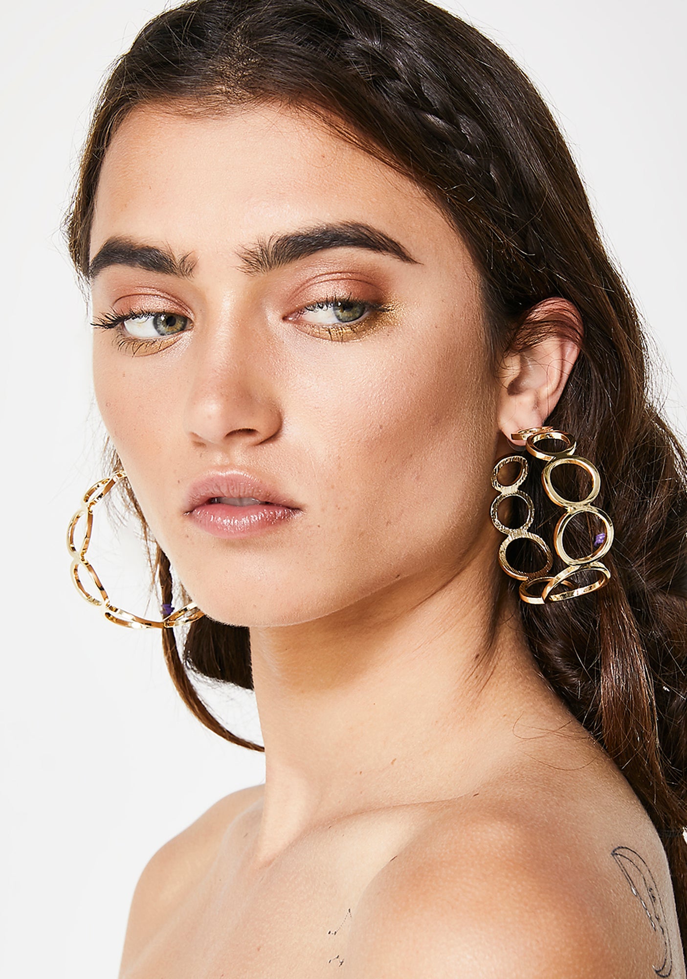 Looped In Hoop Earrings – Dolls Kill