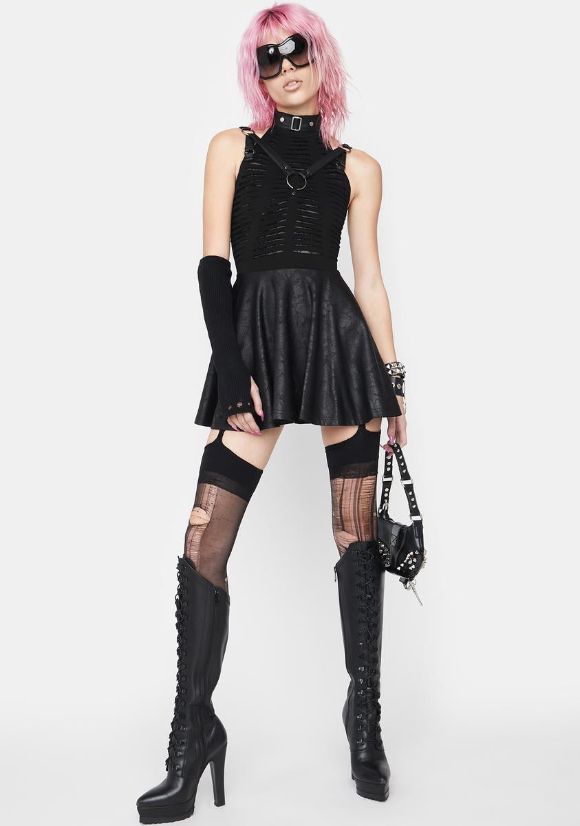 Punk Rave Goth Sexy Cut Dress Dolls Kill Punk Rave Goth Sexy Cut Dress Dolls Kill