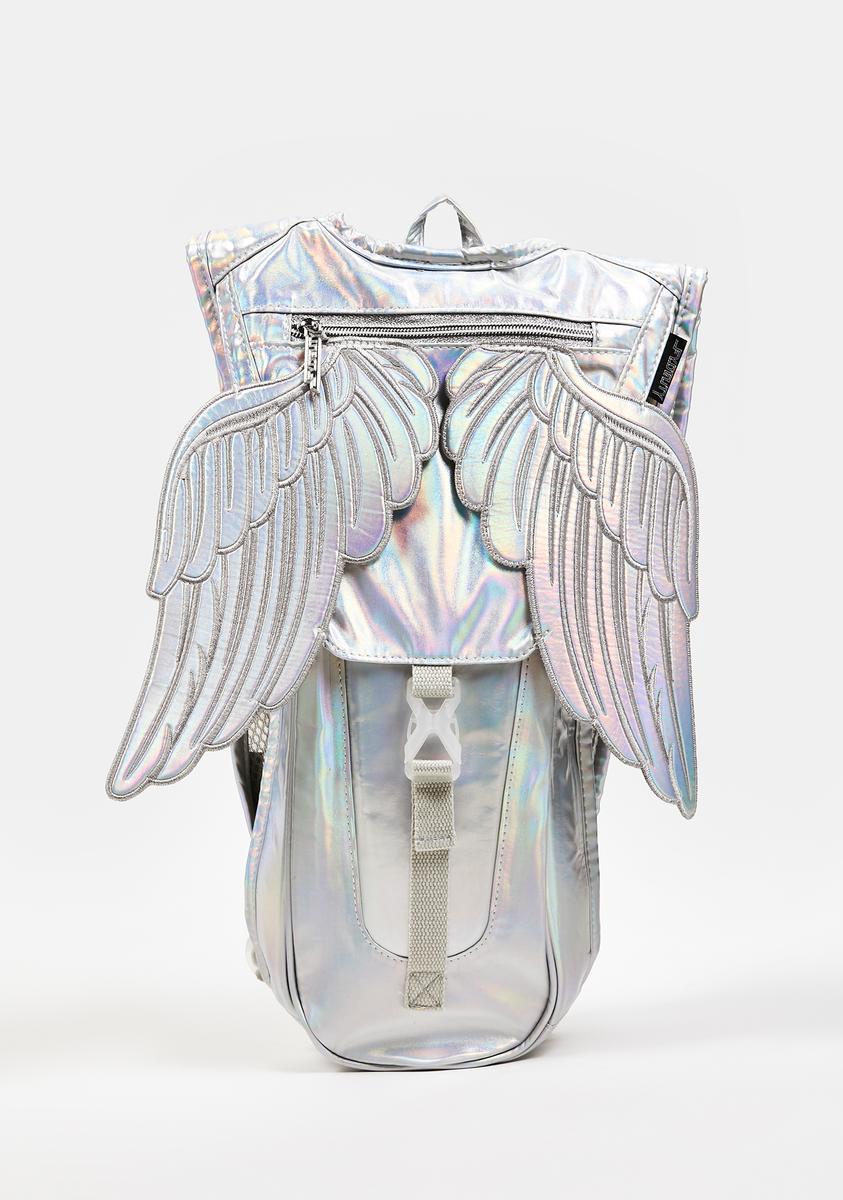 Fydelity Angel Wings Hydration Backpack - Holographic – Dolls Kill