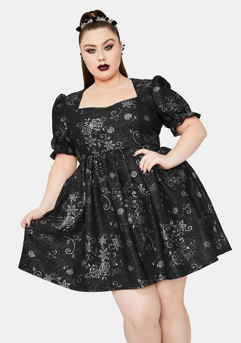 Enchanting Night Music Brocade Babydoll Dress Widow,Specials : American Fashion Style Bags On Sale Enchanting Night Music Brocade Babydoll Dress Widow,Specials : American Fashion Style Bags On Sale