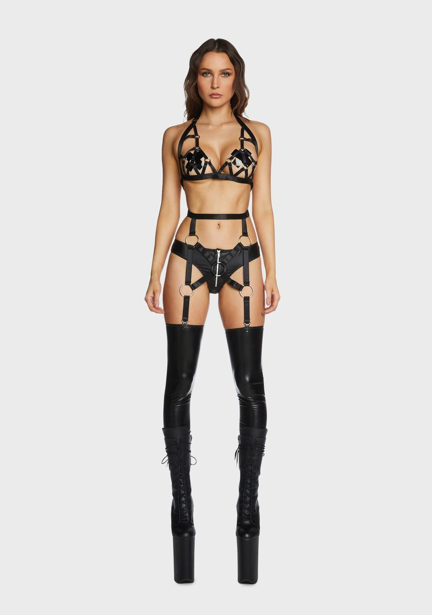 The Intimate Hour Garter Set,New Products : American Fashion Style Bags On Sale