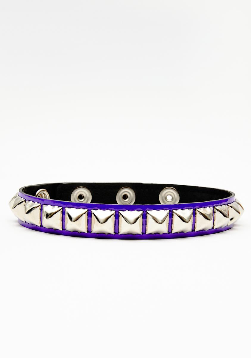 Funk Plus Studded Snap Choker – Dolls Kill