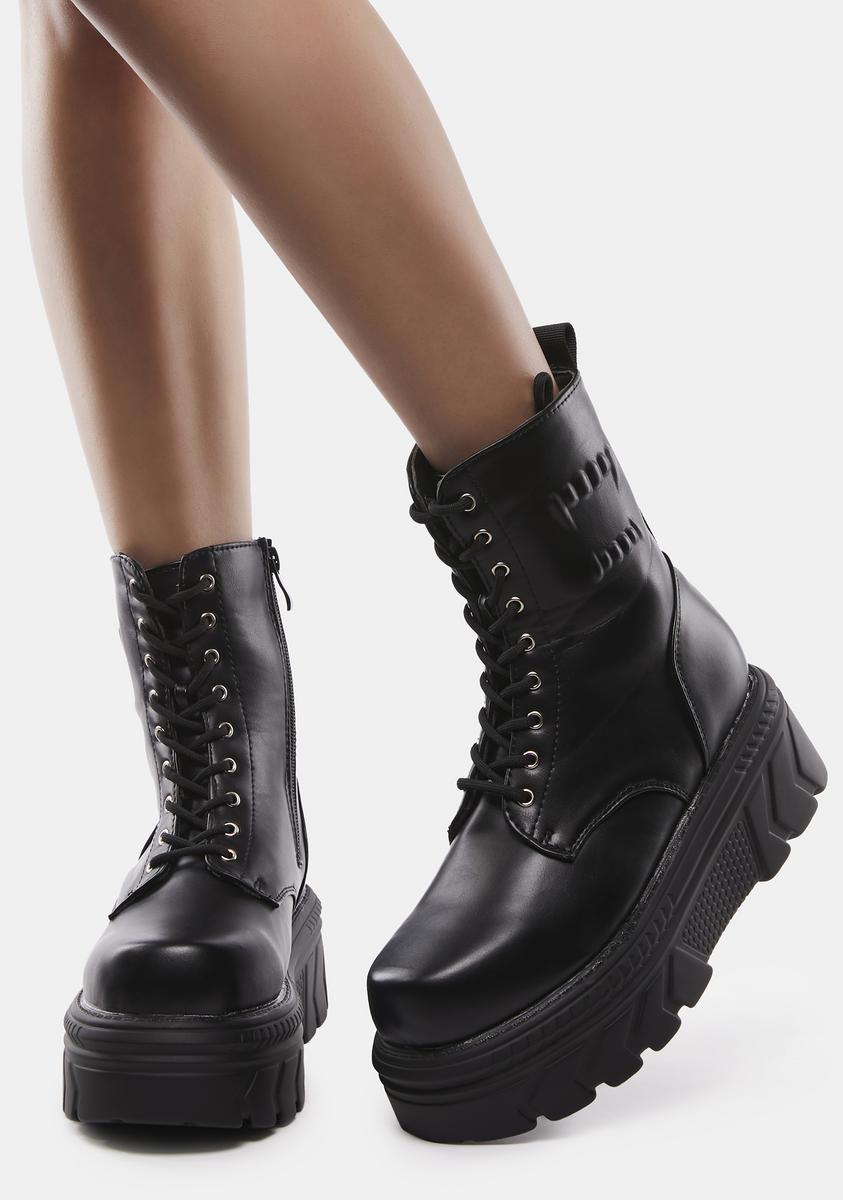 Dolls kill クロコダイル　プラットフォーム　黒ブーツ 10/24(thu.) DR. MARTENS X DOLLS KILL | NEWS | X-girl