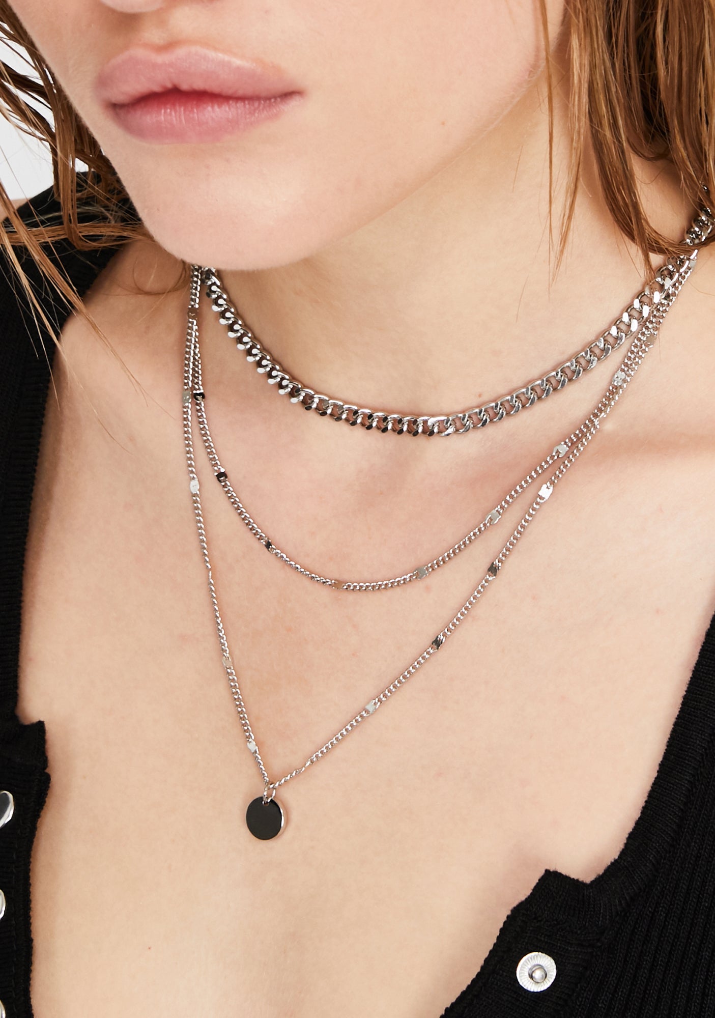 Hard To Impress Chain Necklace – Dolls Kill