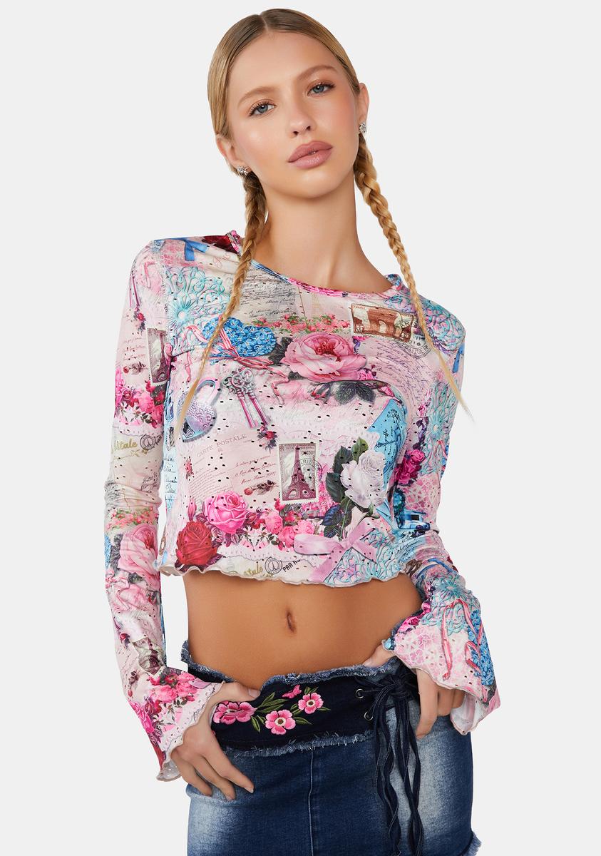 Picture Perfect Summer Crop Top dELiA*s by Dolls Kill,New Products : American Fashion Style Bags On Sale Picture Perfect Summer Crop Top dELiA*s by Dolls Kill,New Products : American Fashion Style Bags On Sale