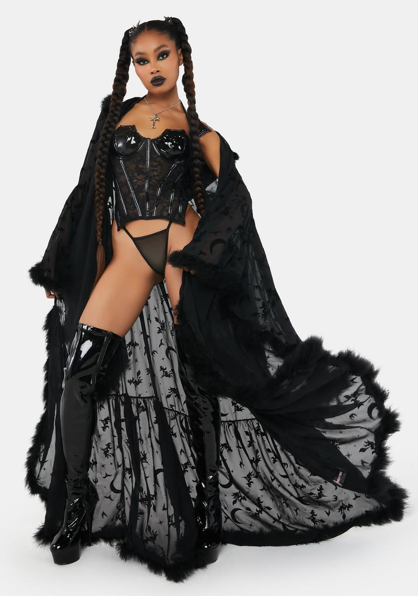 Witch You Were Here Marabou Robe Trickz N´ Treatz,Specials : American Fashion Style Bags On Sale Witch You Were Here Marabou Robe Trickz N´ Treatz,Specials : American Fashion Style Bags On Sale