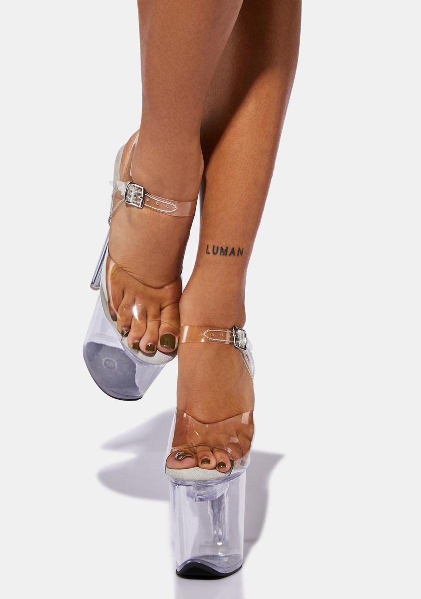 Watch My Silhouette Light Up Platform Heels